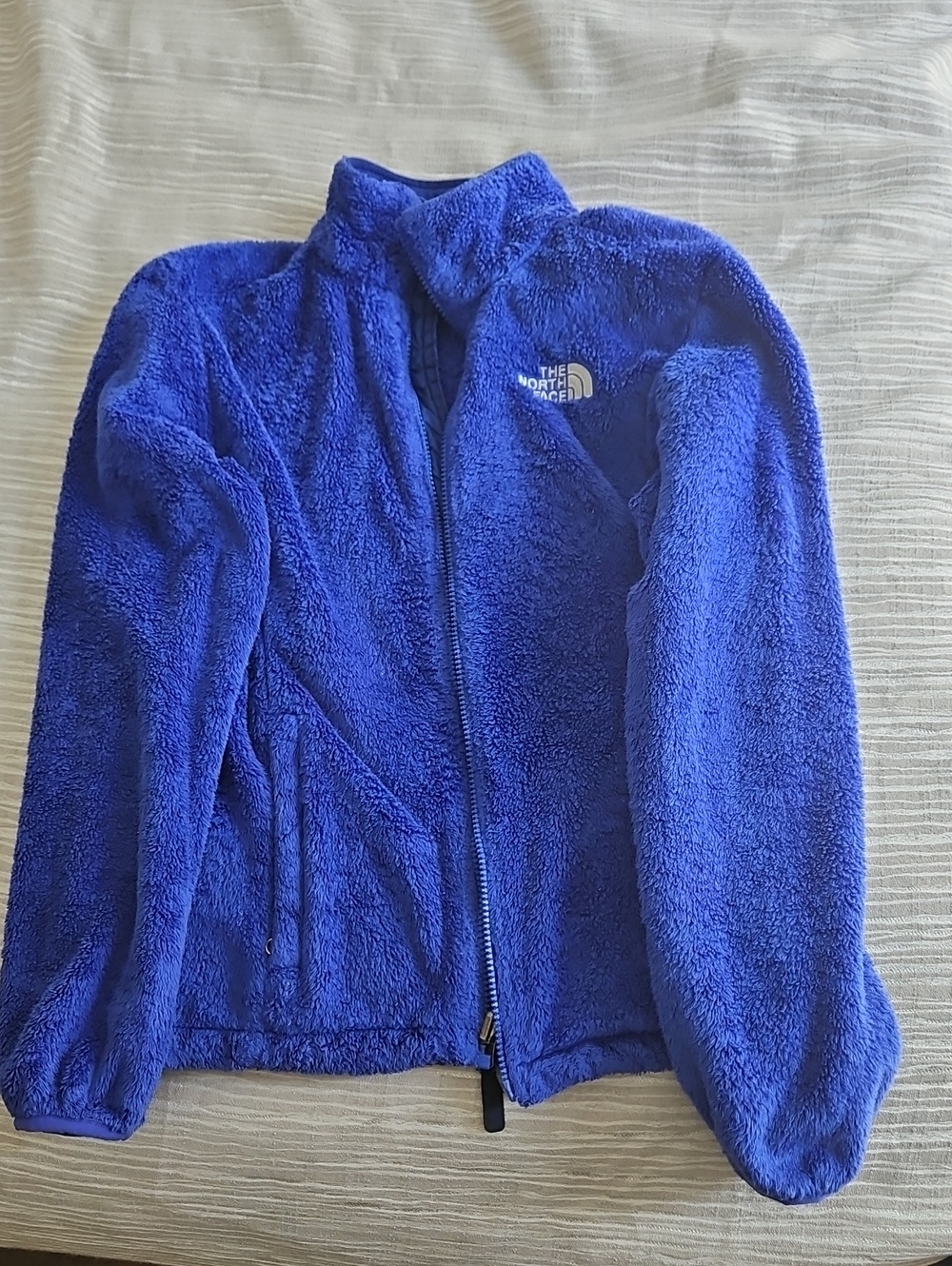 royal blue The North Face Osito fleece jacket